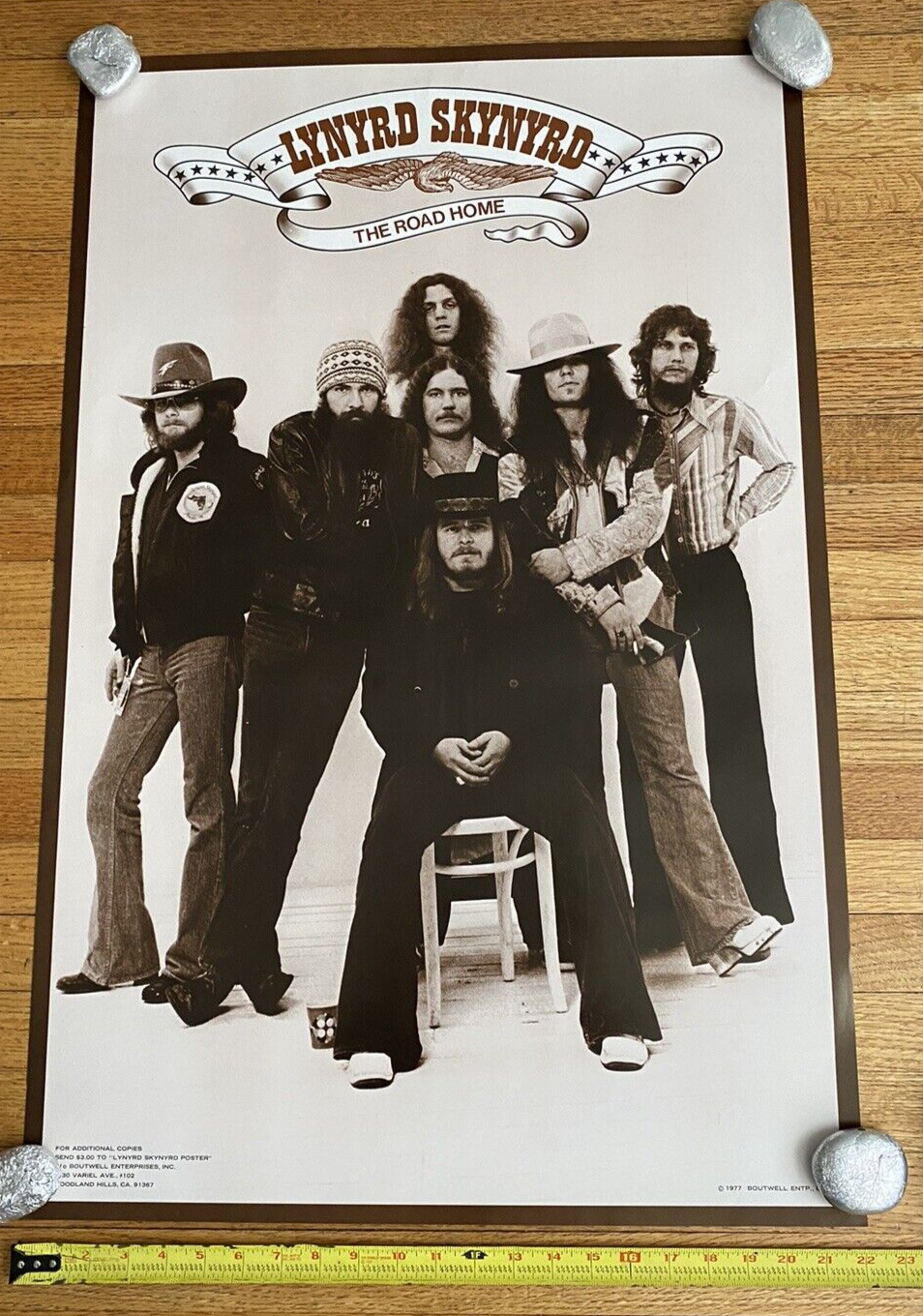 lynyrd skynyrd the rossington band ポスター Lynyrd Skynyrd Van Zant Collins Rossington Music Poster