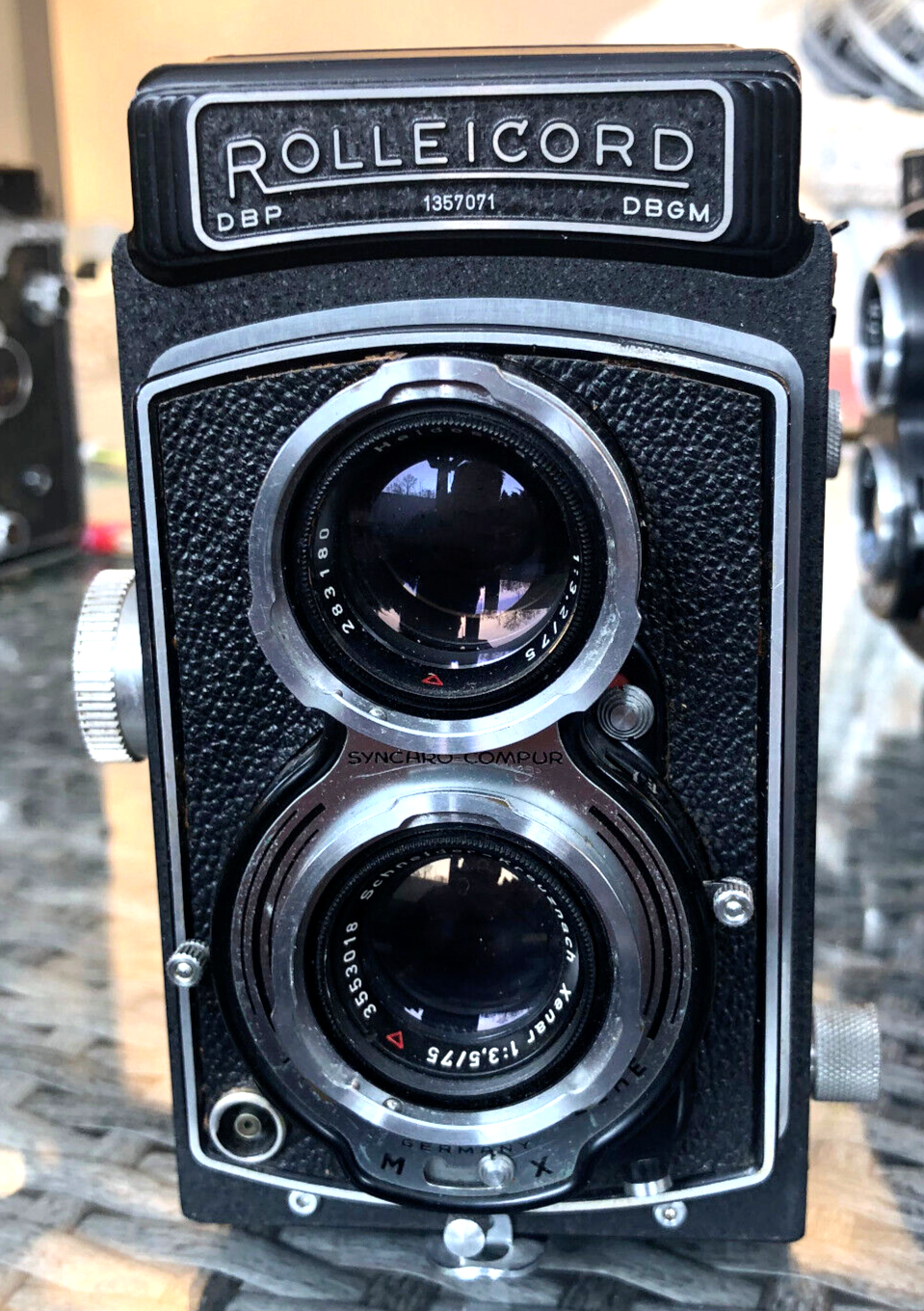 Rollei Rolleicord IV TLR Camera Lens Schneider Xenar 75mm f Rollei Rolleicord IV TLR Camera Lens Schneider Xenar 75mm f