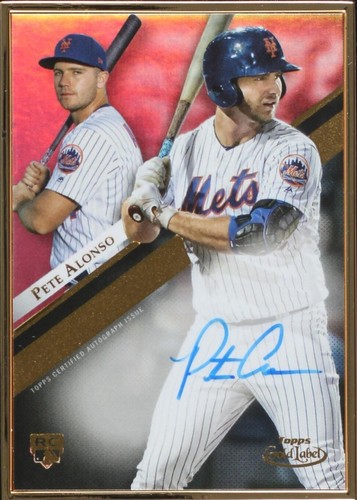 2019 Topps Gold Label - Pete Alonso #GLA-PA