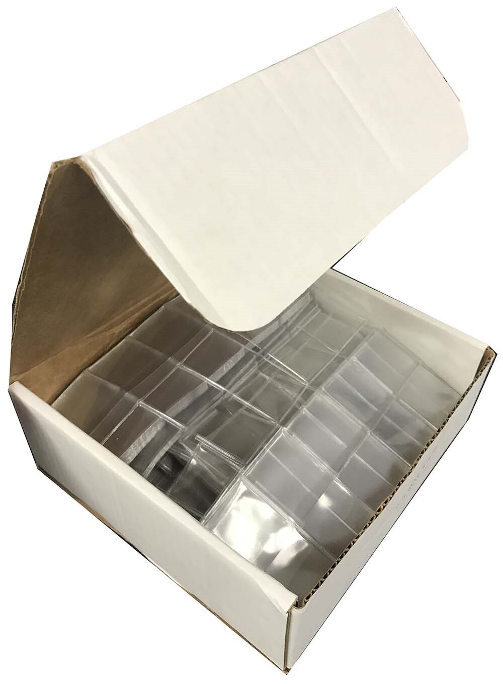 2.5x2.5 Vinyl Coin Flips Double Pocket Clear Safe Storage Frame A Coin 1000 Bulk