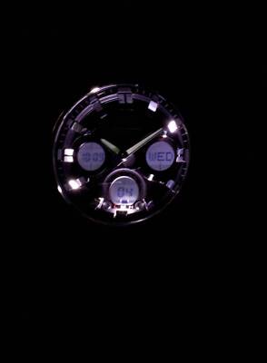 Pre-owned G-shock Casio  G-steel Analog-digital World Time Gst-s110-1a Men's Watch