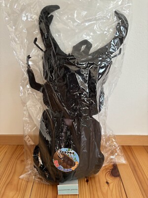 Insect Backpack Stuffed Toy Giant stag beetle Black about 45cm Plush F/S w/T