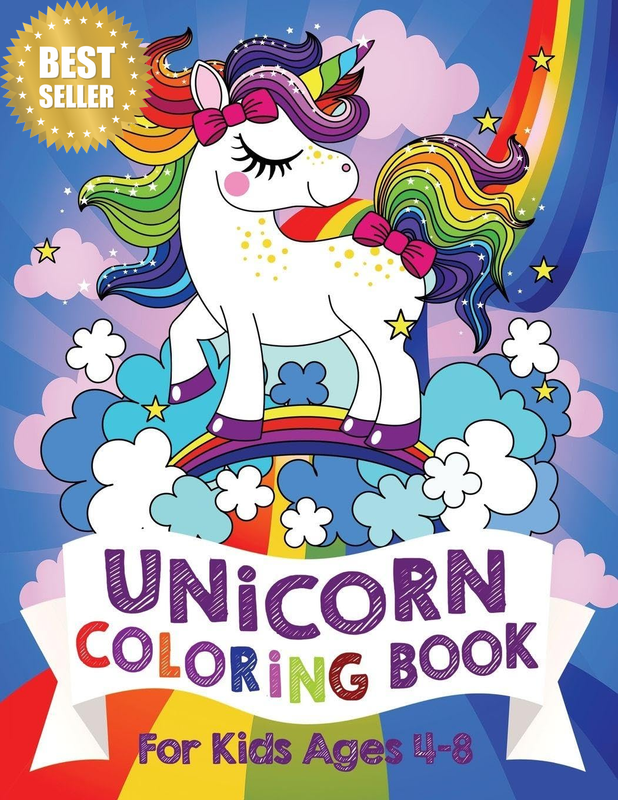 Unicorn Coloring Book: for Kids Ages 4-8