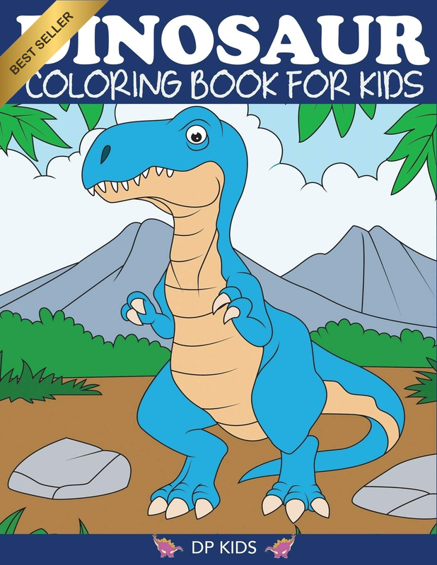 Dinosaur Coloring Book for Kids: Fantastic Dinosaur Coloring Book for Boys, Girl