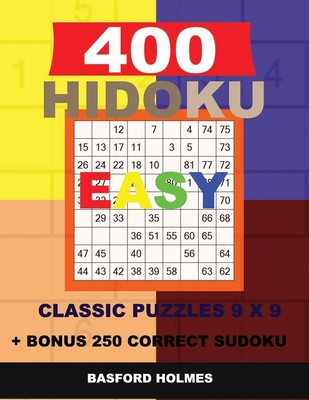 Basford Holmes 400 HIDOKU EASY classic puzzles 9 x 9 + B (Paperback) (UK IMPORT)