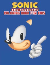 sonic the hedgehog coloring book for kids paperback 2019