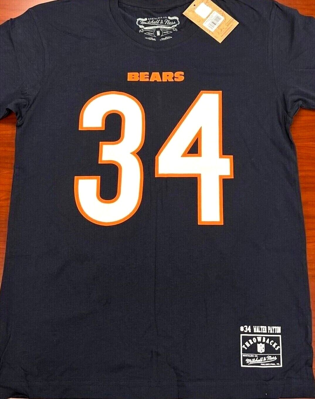 NFL【Mitchell＆Ness】ベアーズ　ウォルター・ペイトン　ユニフォーム Men's Mitchell & Ness Walter Payton Navy/Orange Chicago