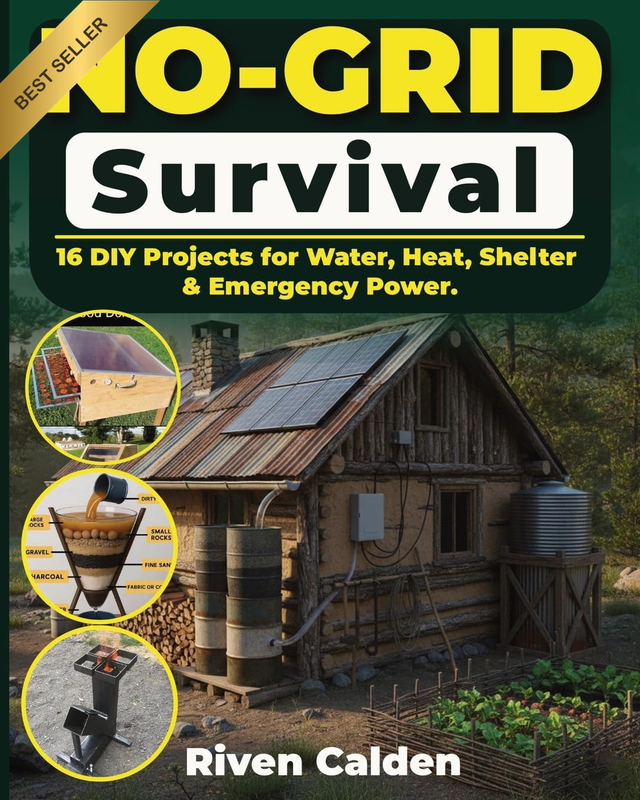 No-Grid Survival: 16 DIY Projects for Water, Heat, Shelter, & Emergency Power. (