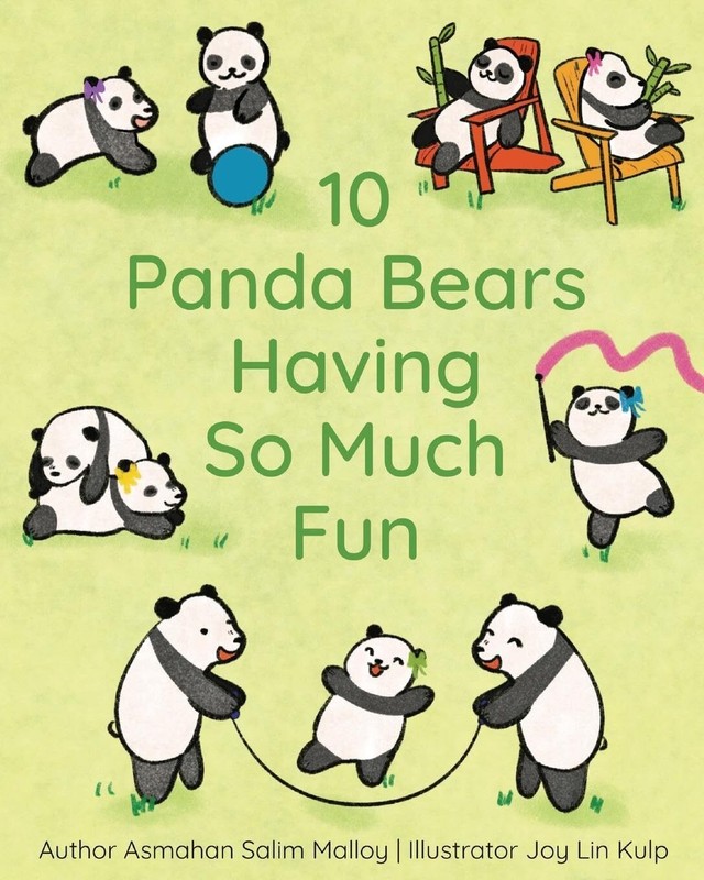 Asmahan Salim Malloy Joy Lin Kulp 10 Panda Bears Having So Much Fun (Poche)