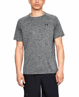 

Мужская футболка Under Armour Tech, черная, как смоль, серая спортивная одежда, верхняя футболка для спортивной одежды, Серый