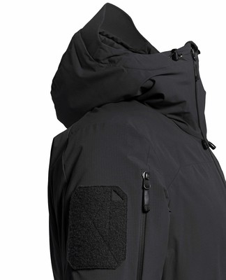 DNS ALPHA DNS ALPHA HEAVY INSULATION HOODY BLACK TAKTISCHER HOODIE KÄLTE SCHUTZ