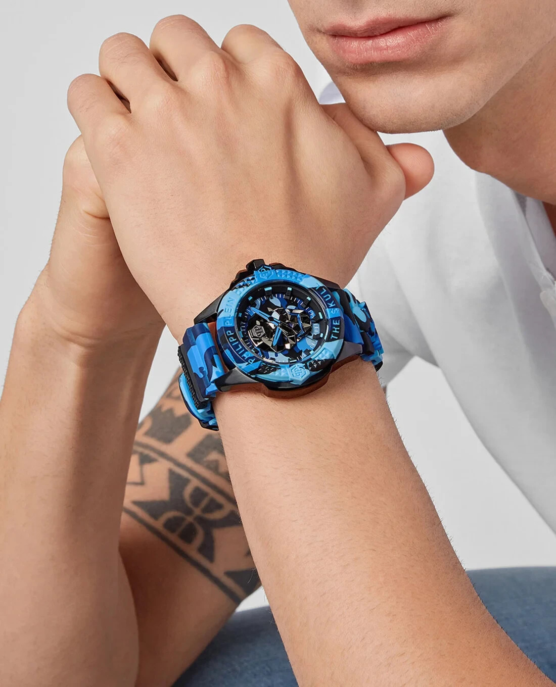 Pre-owned Philipp Plein The Skull Watch - Pwaaa1021