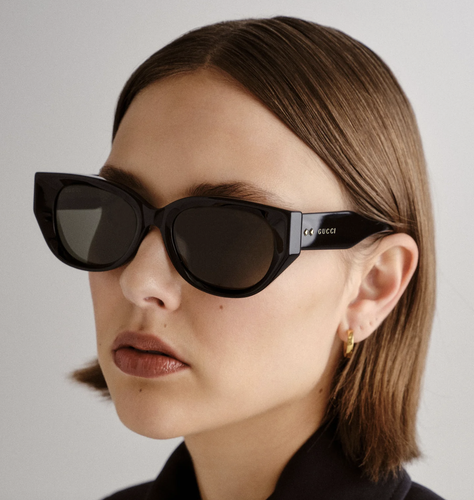 GUCCI GUCCI GG1532SA-001 BLACK SUNGLASSES