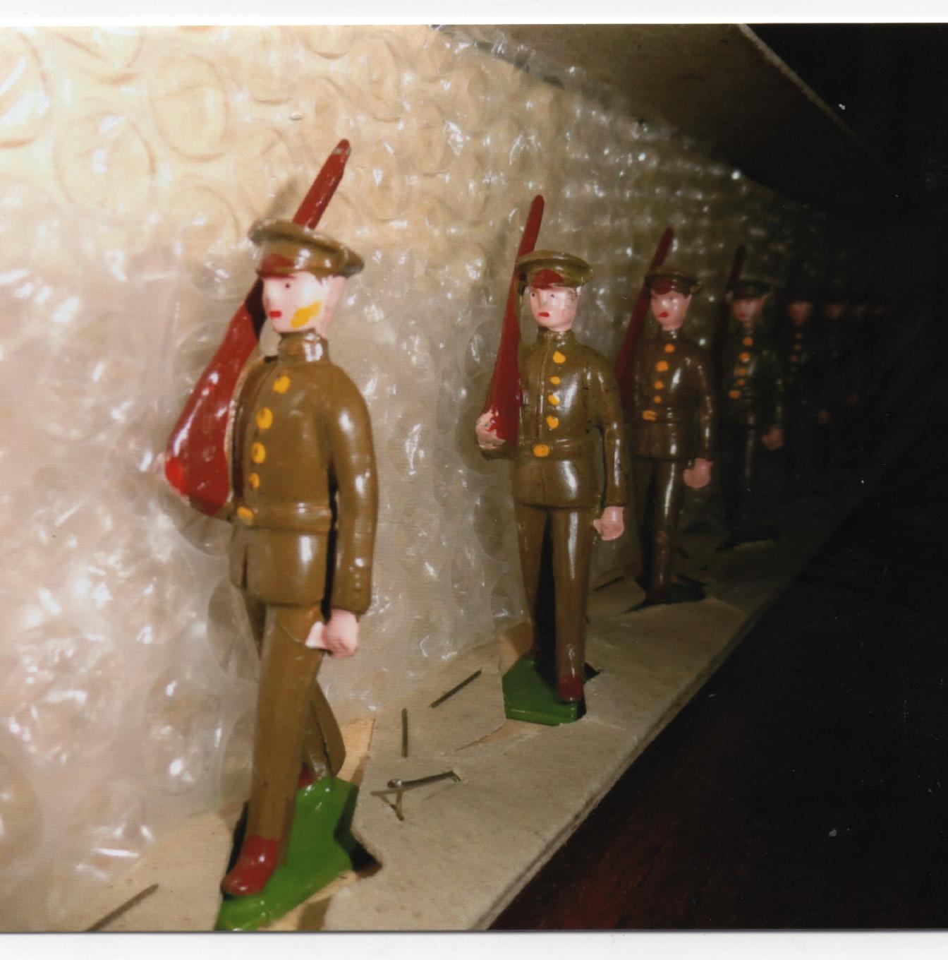 J. Edward Jones 1941 Boxed Set 5413 US INFANTRY Toy Lead Soldiers Britains scale