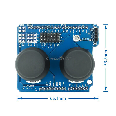 Dual PS2 Game Joystick Button Rocker Electronic Blocks Compatible with R3