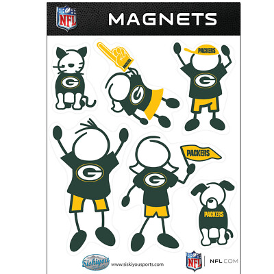 Семейный набор магнитов Green Bay Packers