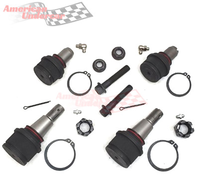 HD Ford E450 Ball Joints Upper and Lower Suspension Kit 1999 - 2019