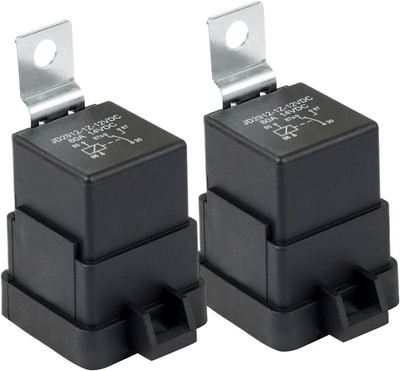2Pcs JM-057/MAX-80A-5P 5 Pin DC 12V 80A Relay Truck Van Motorcycle Boat... 