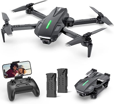 D70 Mini Drone with Camera 720P HD FPV Foldable Drones 2 Batteries