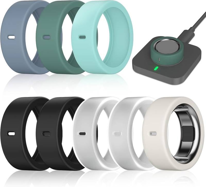 8 Pack Ring Cover Compatible with Oura Ring Gen 4/Oura Ring