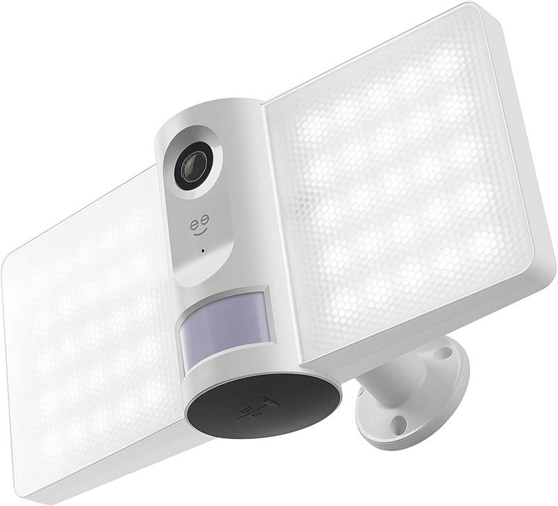 Wireless Smart Floodlight Security Camera Night Vision Works with Alexa Outdoor
