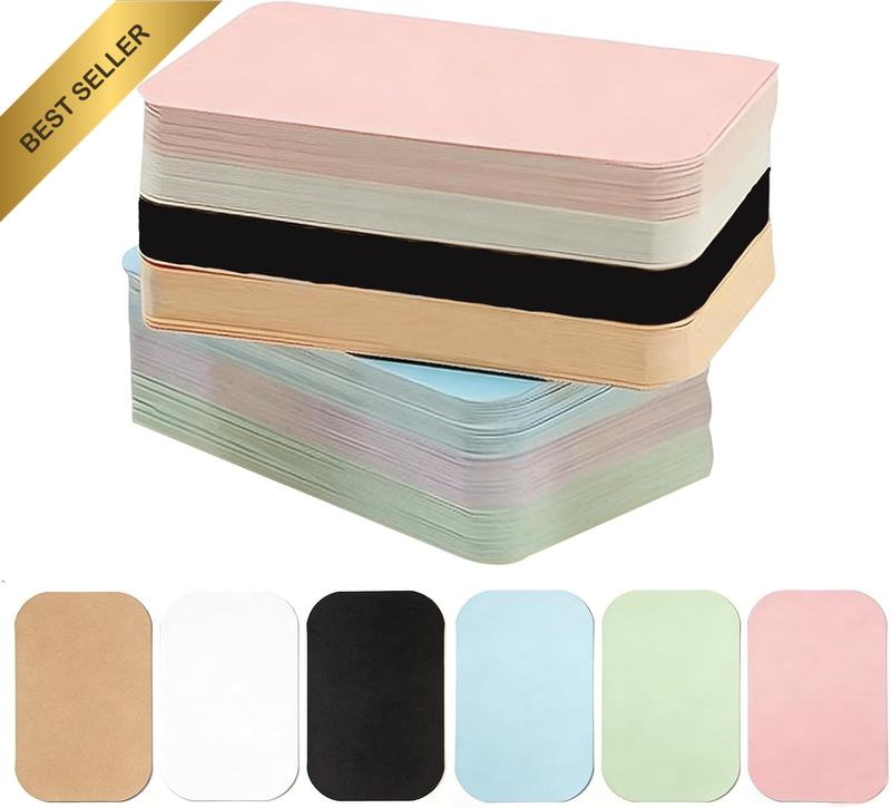 600Pcs Blank Index Cards Study 5 * 9 Cm