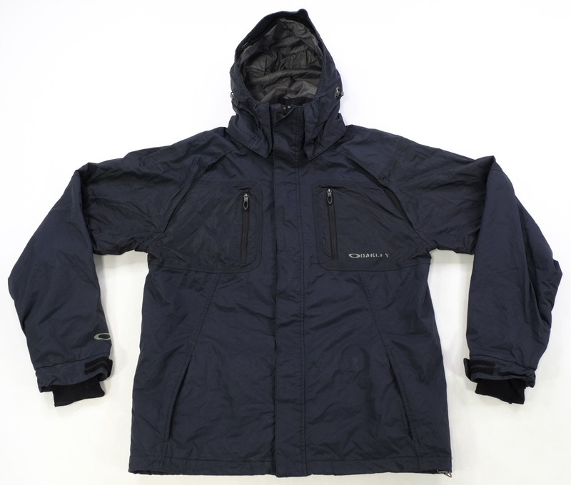 Rare VTG OAKLEY Road Fuel 3 Spell Out Full Zip Hooded Ski Rare VTG OAKLEY Road Fuel 3 Spell Out Full Zip Hooded Ski