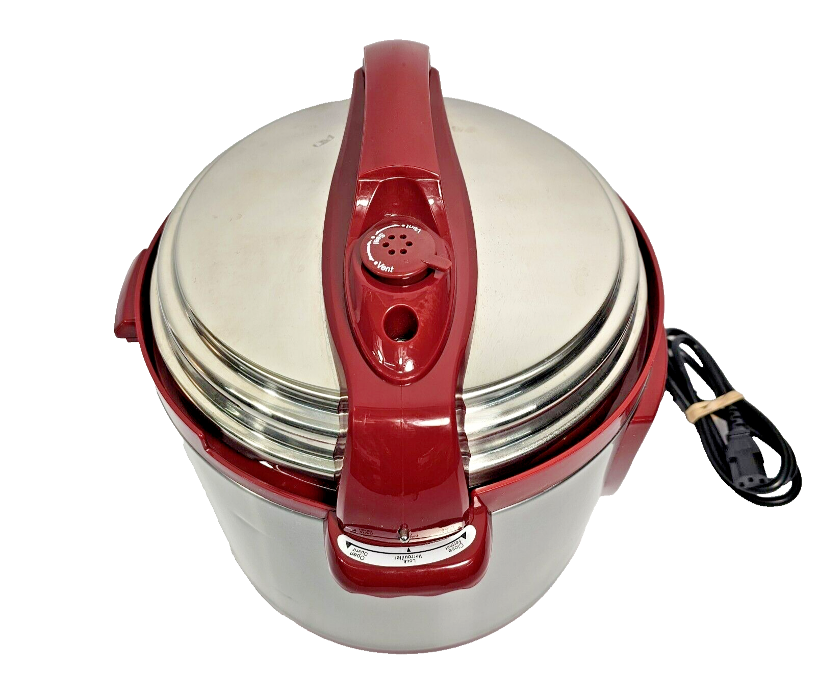 RED HARVEST Power Pressure Cooker XL 6 Qt Power Cooker YBW60P With Box 1000W