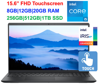 2023 Dell 15.6'' FHD Touch Screen Intel i5-1135G7, Upto 4.2GHz, 32GB RAM&1TB SSD