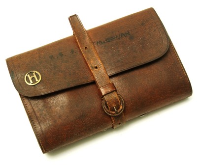 Other 5 - antique vintage hardy bros alnwick leather fly cast wallet flies