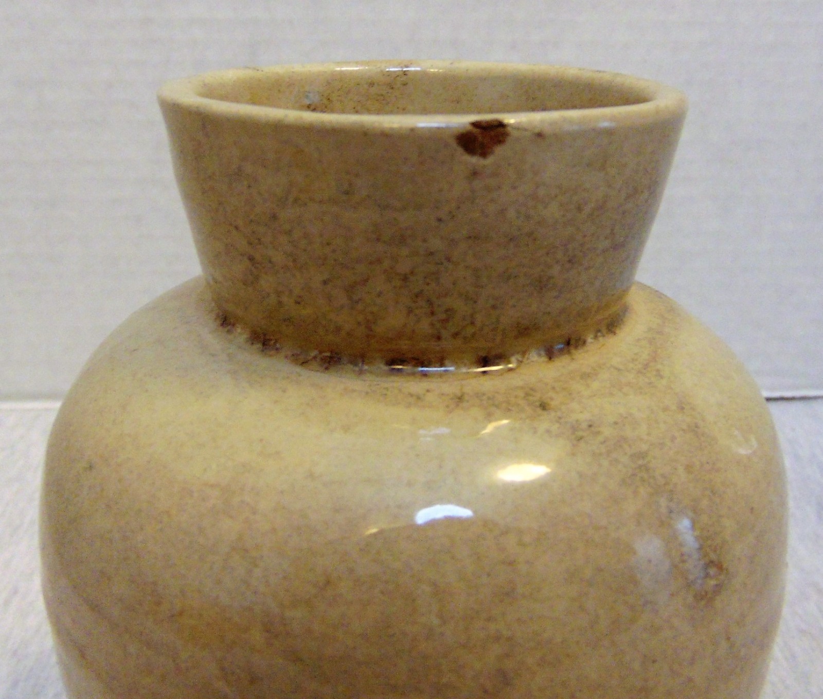 Vintage Weyman's Snuff Jar Ceramic Crock Stoneware