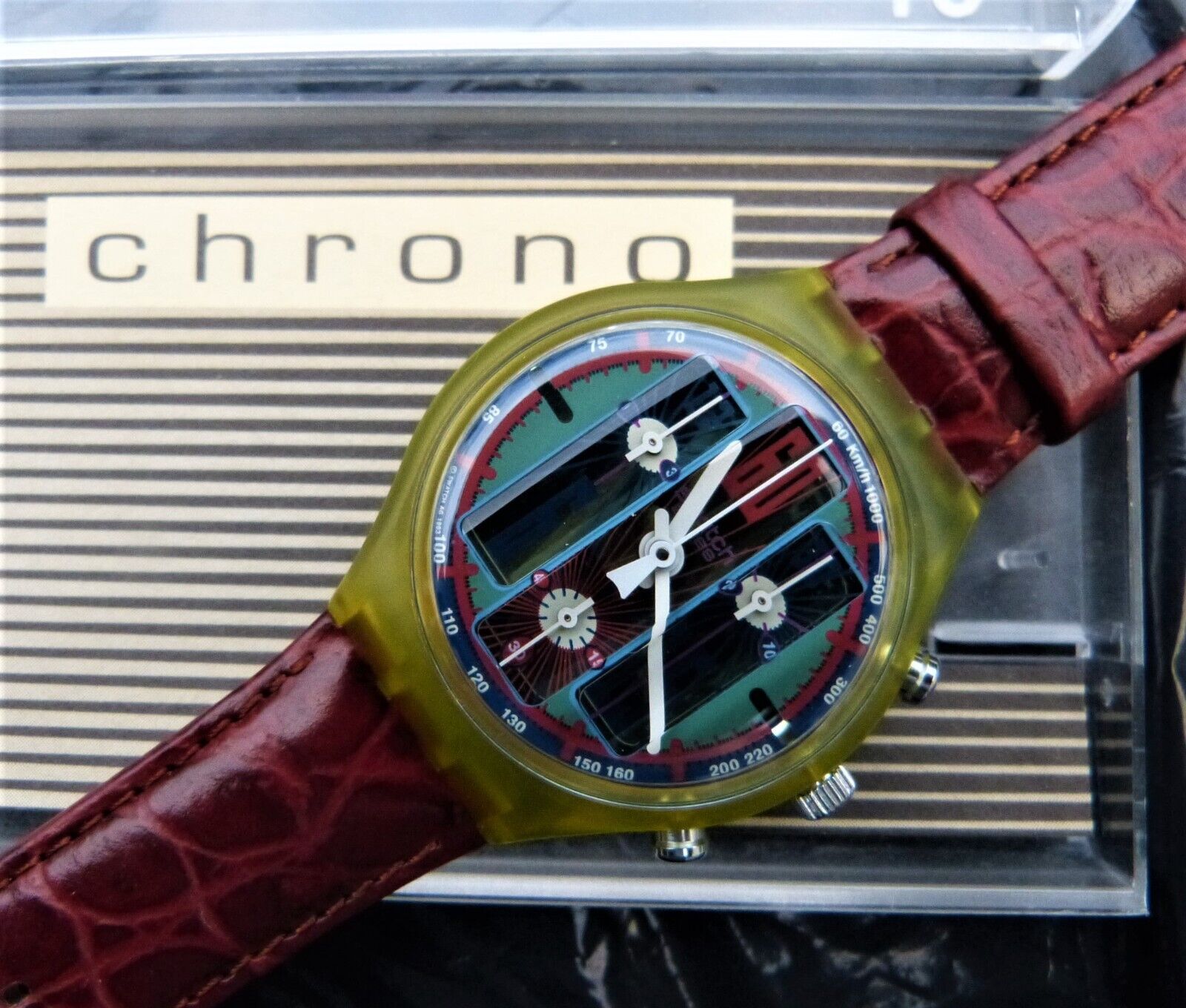 Brand New SWATCH CHRONO 1994 TYRONE SCG105 UNWORN RARE N.O.S Brand New SWATCH CHRONO 1994 TYRONE SCG105 UNWORN RARE N.O.S