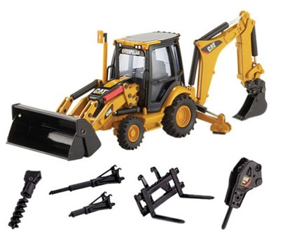 CATERPILLAR 420E BACKHOE LOADER 1:50 Scale NORSCOT 55143