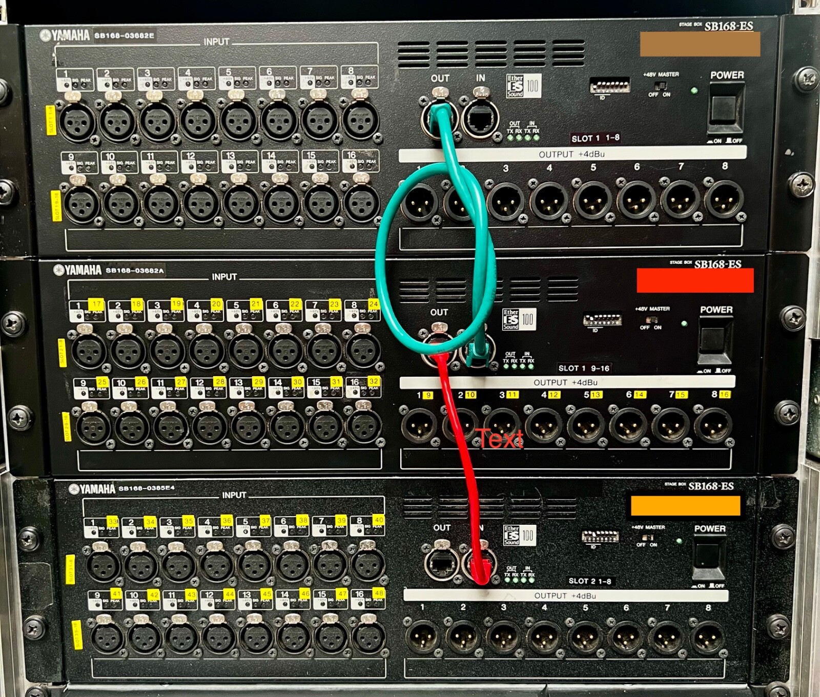 Yamaha SB168-ES EtherSound Stagebox 16 Channels Input 8 Output