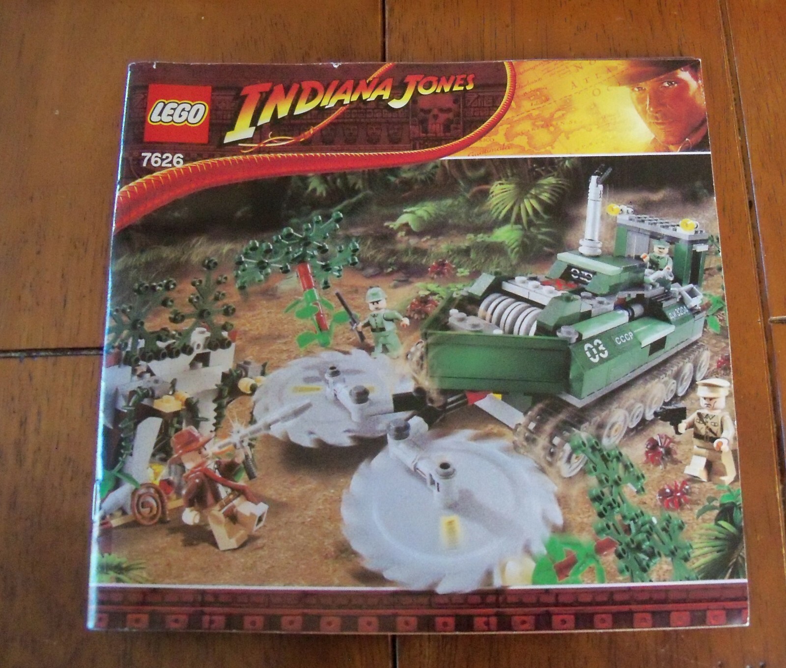 Retired 2008 Lego 7626 Indiana Jones Jungle Cutter 100% Complete Box & Manual
