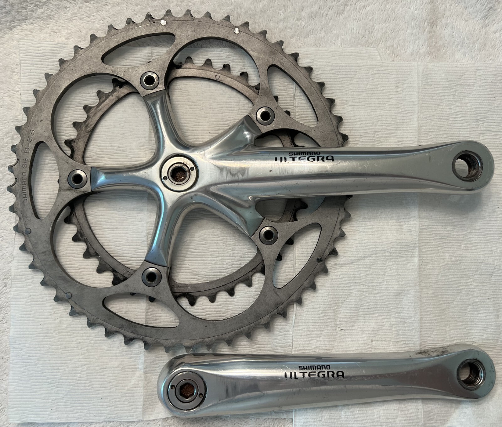パーツ Shimano Ultegra FC-6800 53-39 170mm 170mm 53/39T Shimano Ultegra FC-6800 11 Speed Crankset