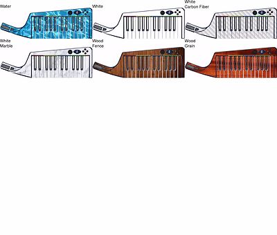 Choose Any 1 Vinyl Decal/Skin Design for Rock Band Keyboard - Free US Shipping!