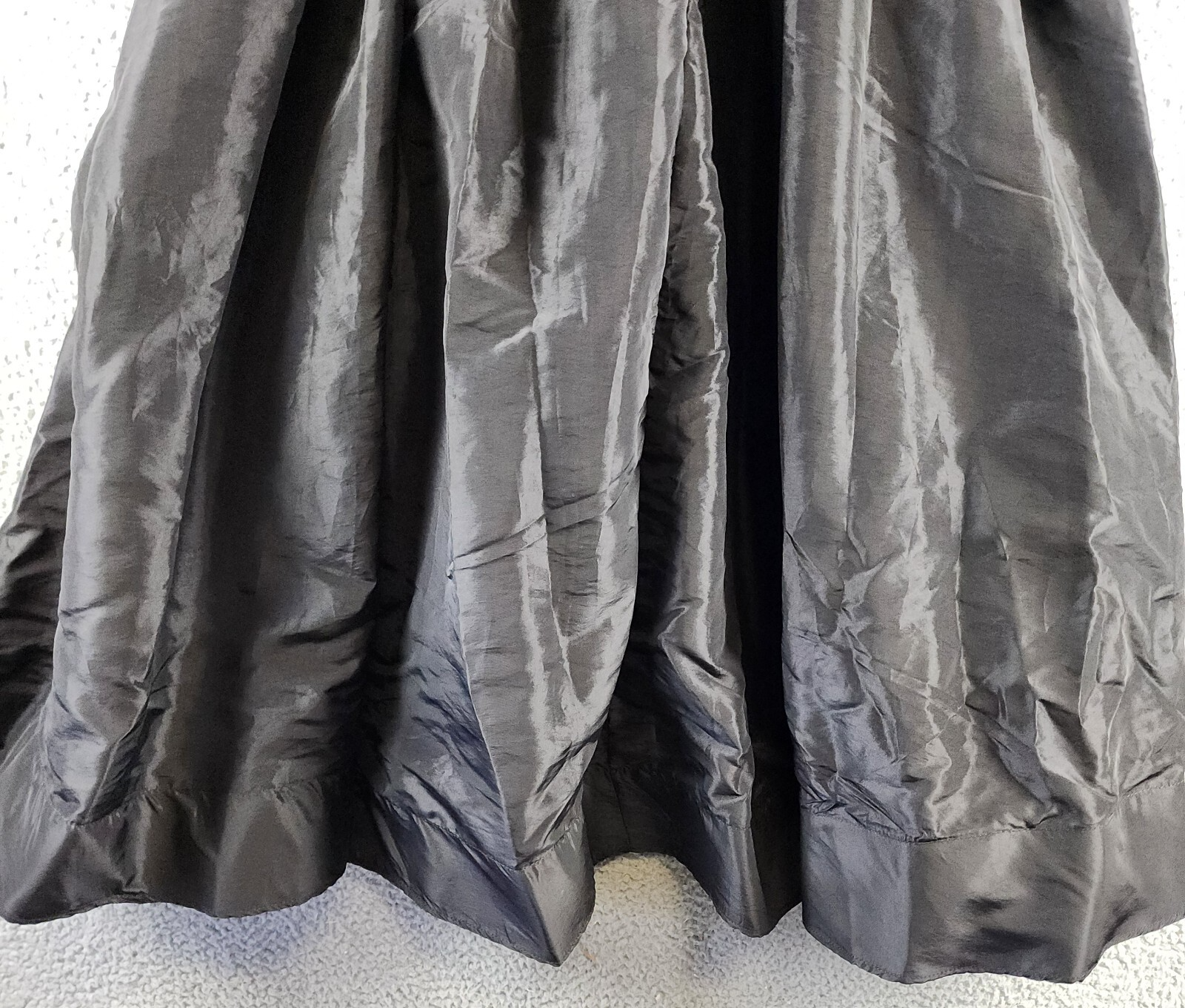 Free People Emilia Full Skirt Women's XS Black Pleated Waist Back Zipper Closure - Picture 14 of 15
