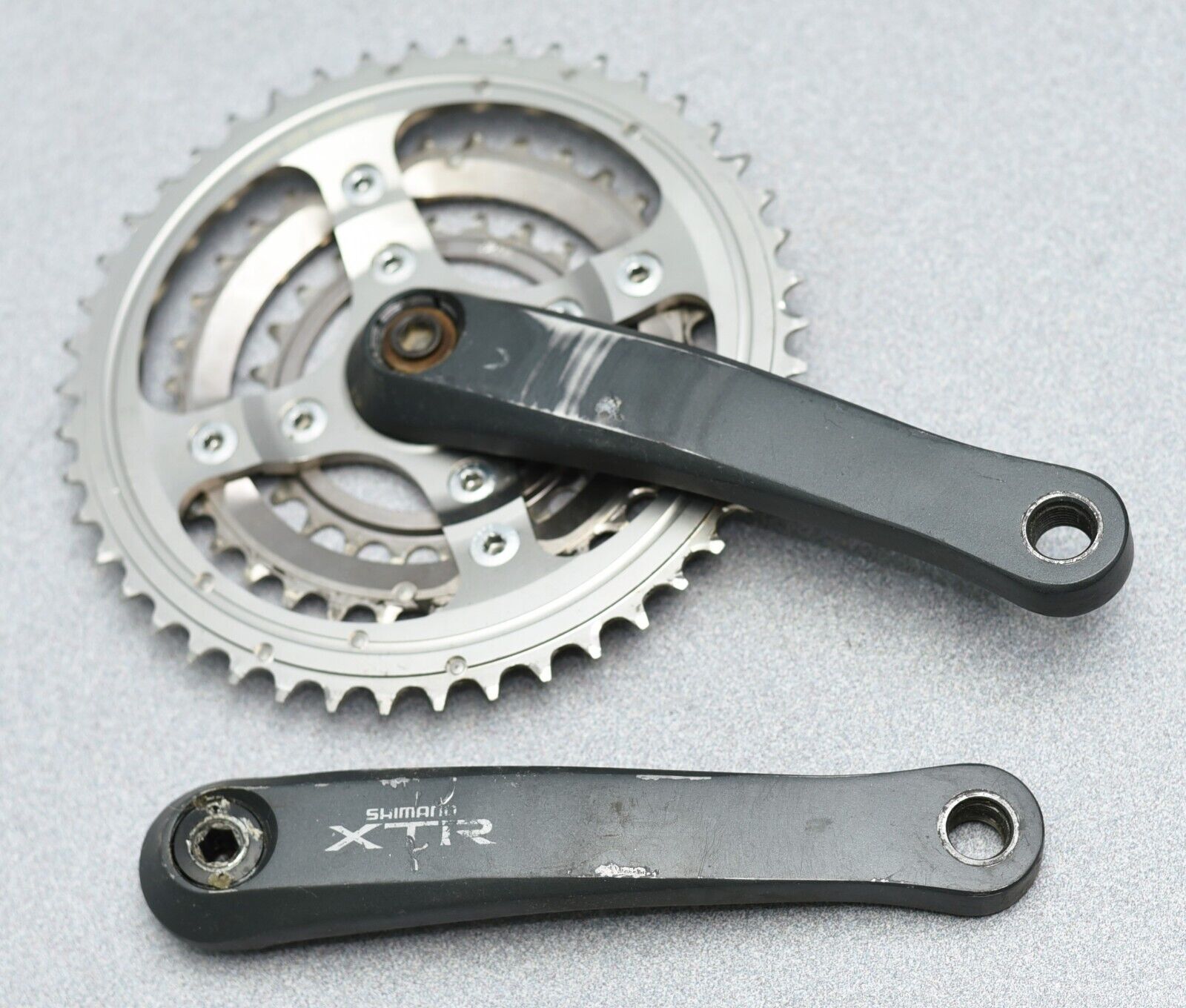 Shimano XTR FC-M950 Crankset, 175mm, 24-34-46t, vintage mtb Shimano XTR FC-M950 Crankset, 175mm, 24-34-46t, vintage mtb