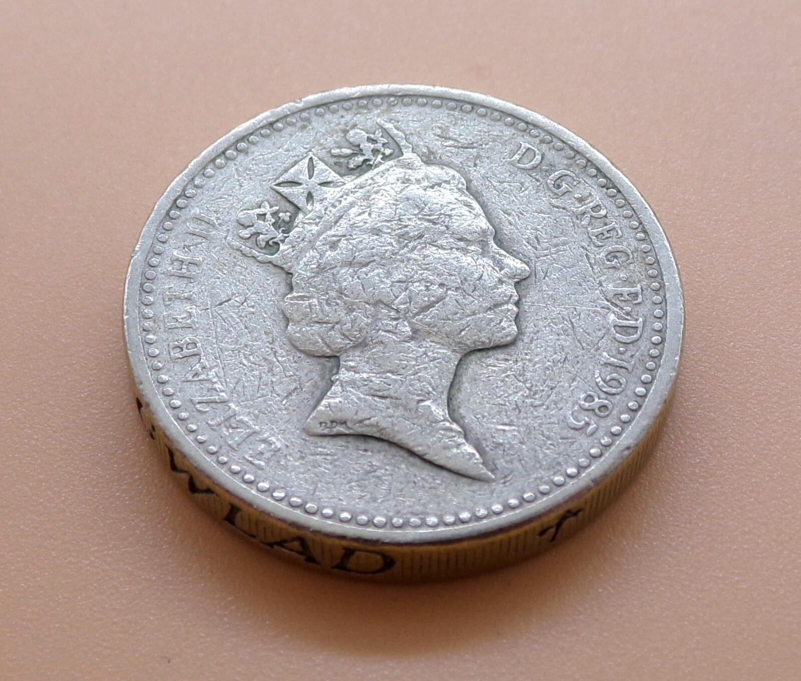 1985 ONE POUND I'M GWLAD PLEIDIOL WYF COIN ELIZABETH II 1985 ONE POUND I'M GWLAD PLEIDIOL WYF COIN ELIZABETH II
