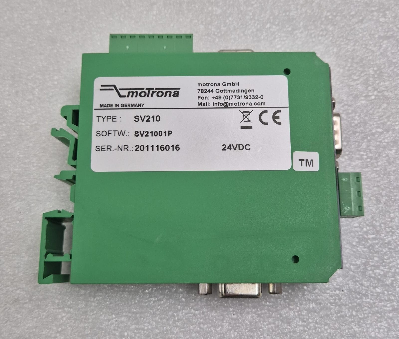 shin Motrona SV210 Encoder 24VDC Input Sine-Cosine Signal