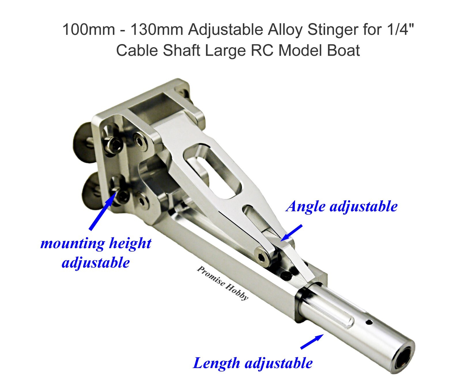 Alloy Length Adjustable Stinger for 1/4 Cable Shaft Gas