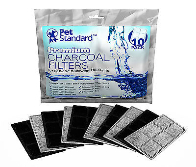 Premium Charcoal Filters for PetSafe Drinkwell Fountains, ...