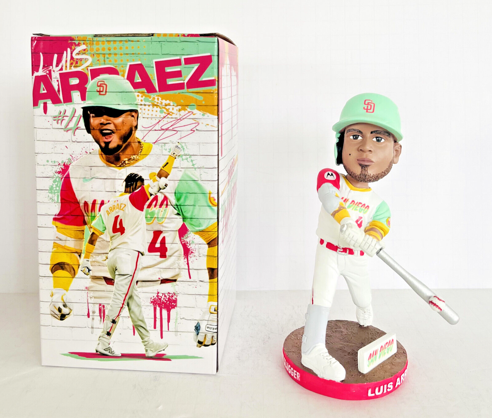 サンディエゴ・サンディエゴ パドレス ルイス アラエズ ボブルヘッド Luis Arraez 2024 San Diego Padres Bobblehead SGA | eBay