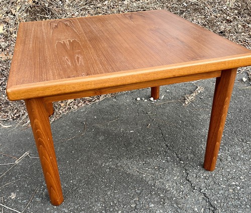 Mid Century Modern Vintage Teak Side Table End Table Denmark