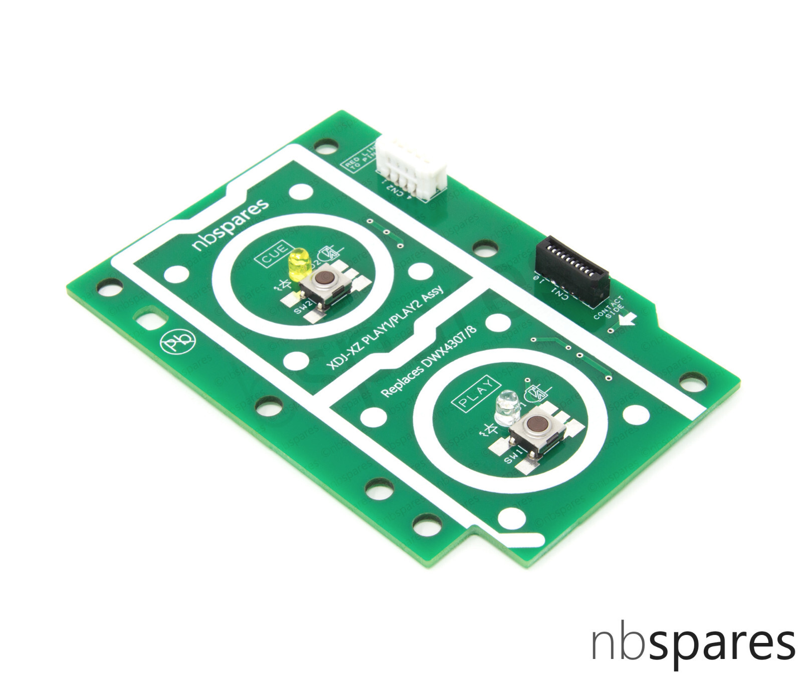 Play Pause Cue Switch PLAY1 PLAY2 Assy PCB for Pioneer XDJ Play Pause Cue Switch PLAY1 PLAY2 Assy PCB for Pioneer XDJ