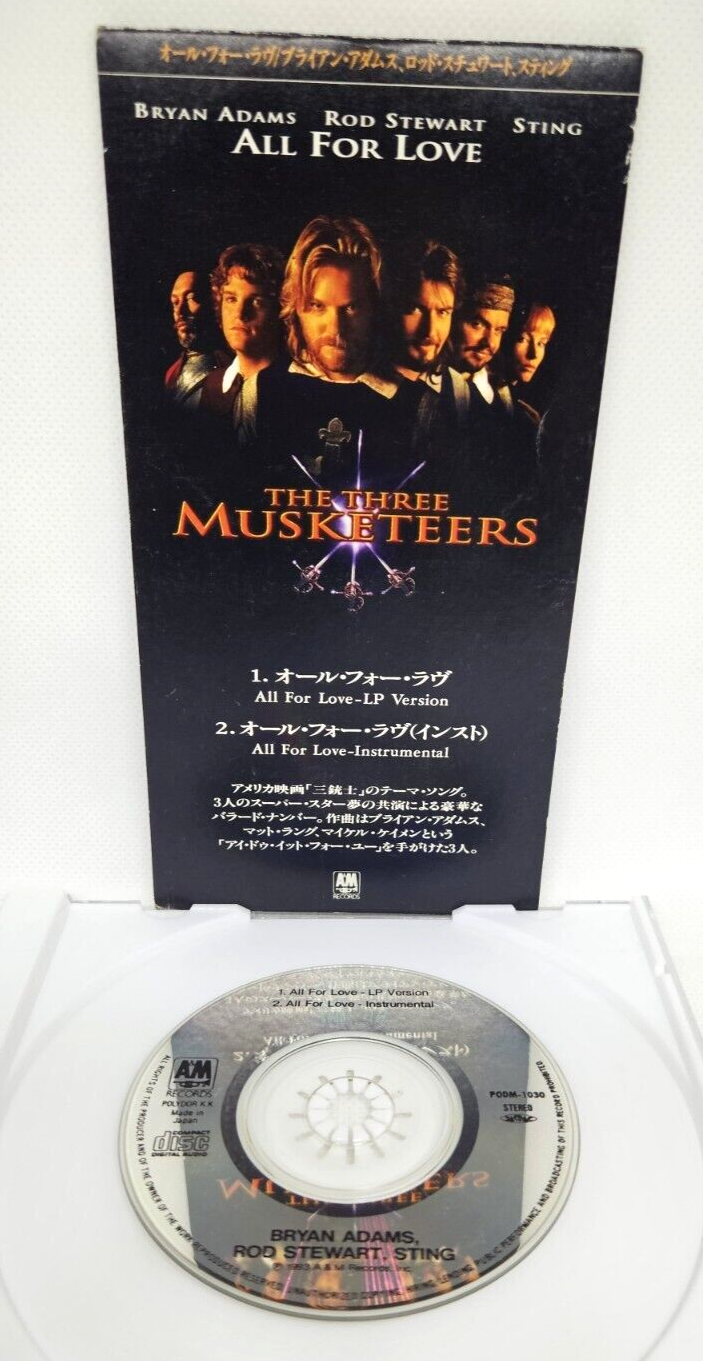 The Three Musketeers All For Love Bryan Adams Rod Stewart