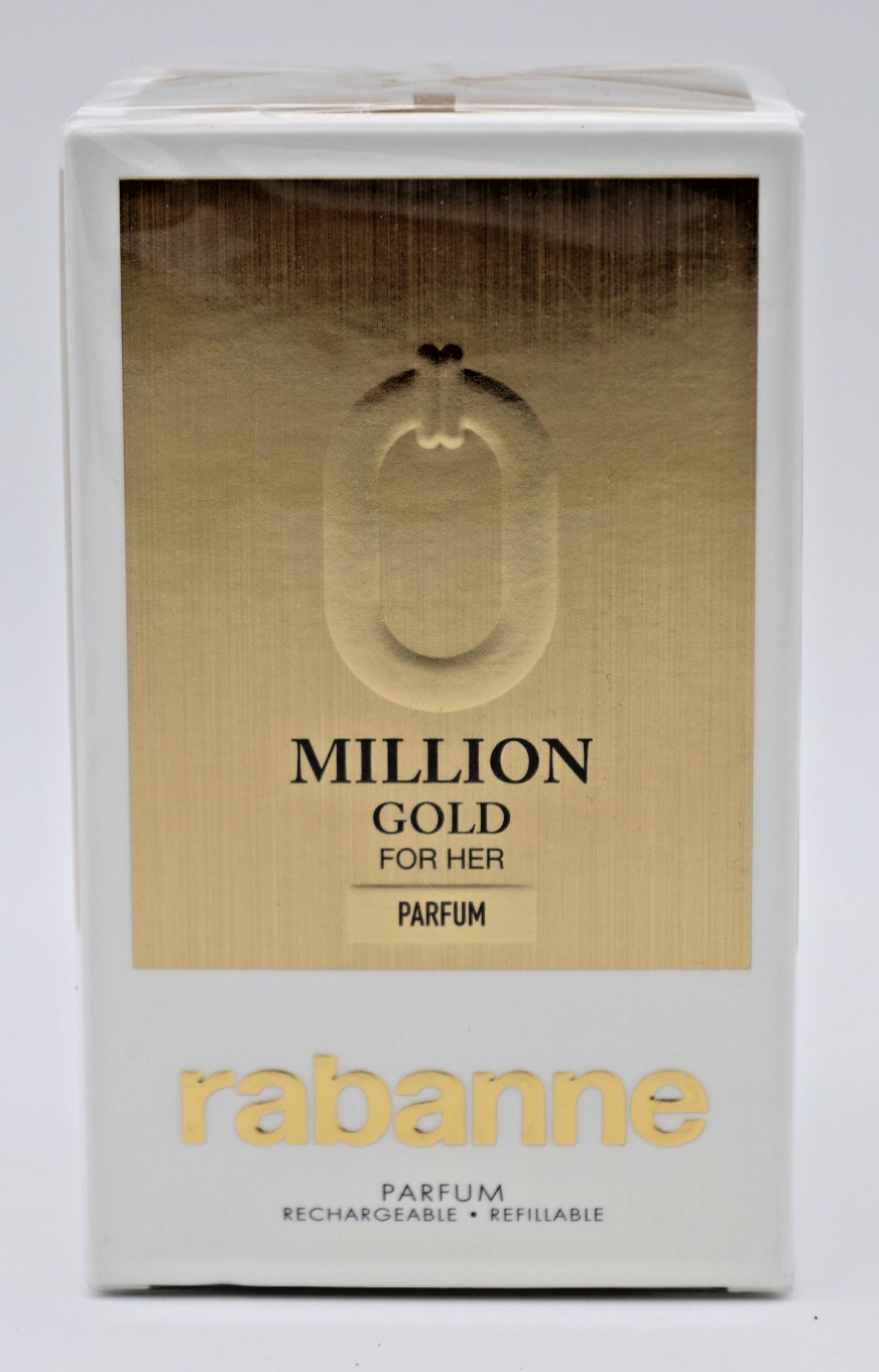 Rabanne Million Gold for Her PARFUM 50ml / 1.7 oz NEW 2025