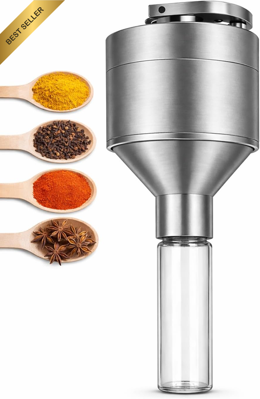 Kitchen Spice Grinder Set | Superfine Grinding | Precision Hand Mill for Consist
