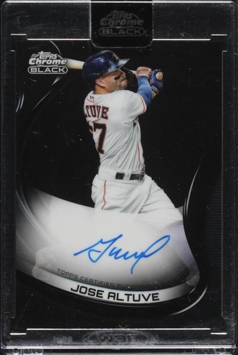 2022 Topps Chrome Black - Jose Altuve #CBA-JAL